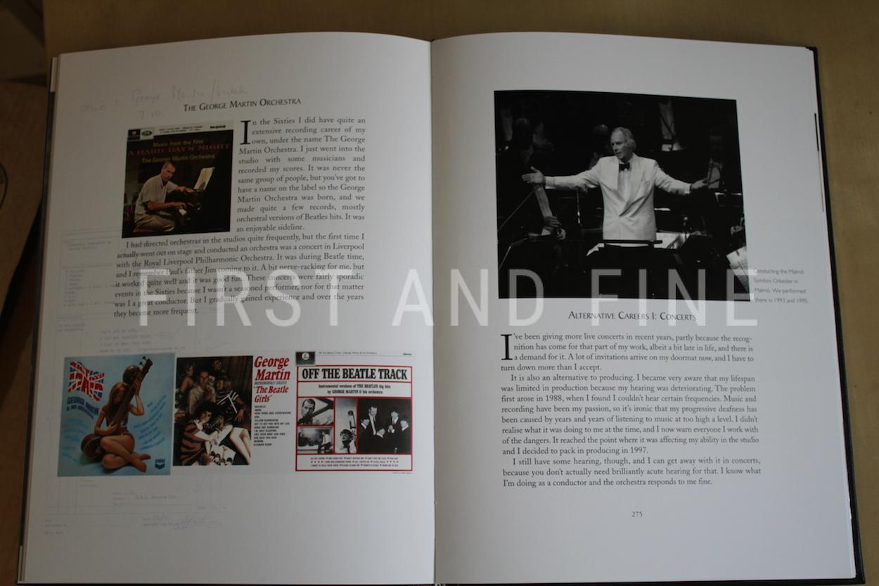 Martin, George (2002) 'Playback', UK signed deluxe limited edition, Genesis Publications - Image 24