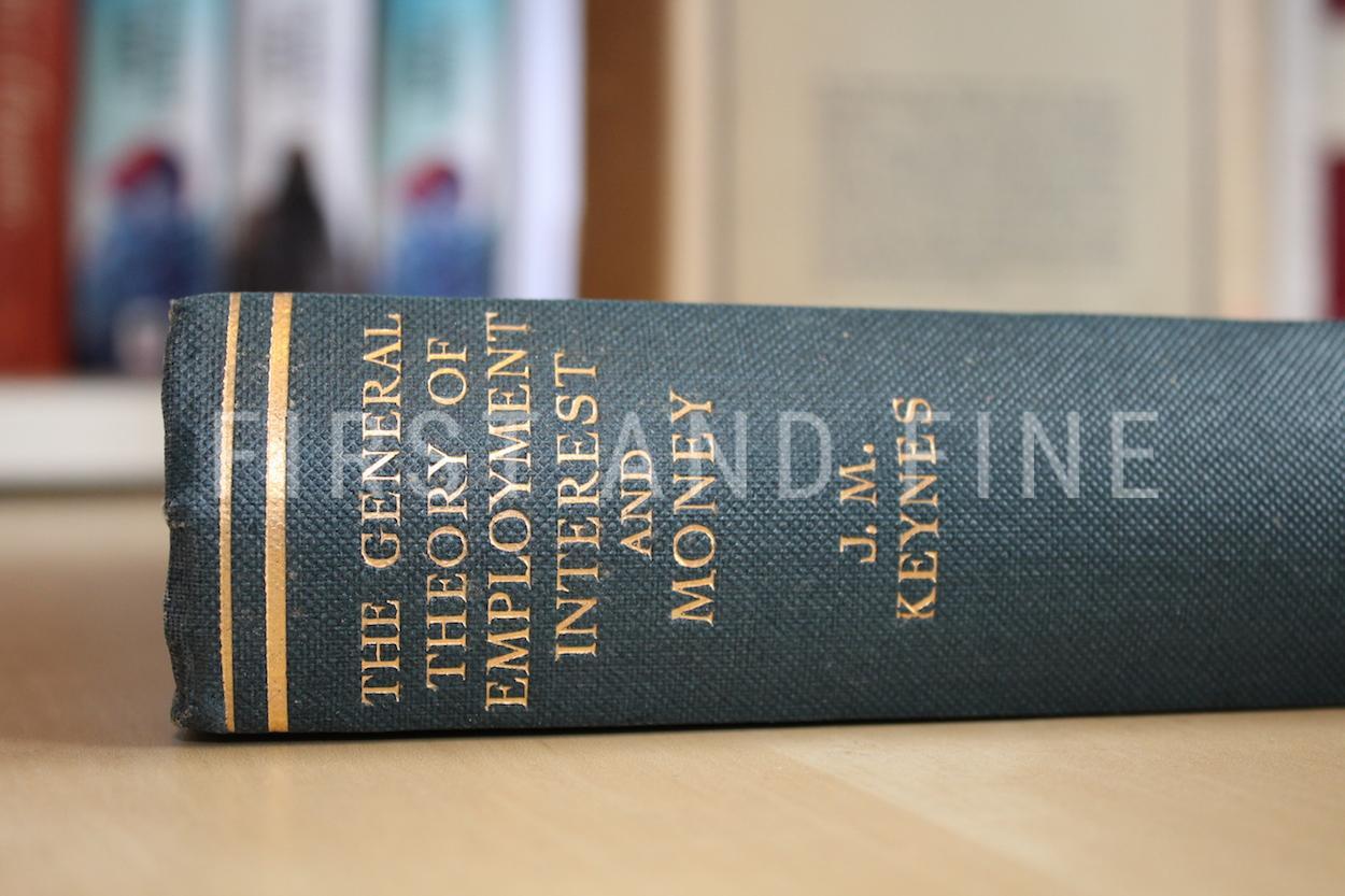 Keynes, John Maynard (1936) The General Theory of Employment, Interest and Money', UK first edition in the scarce first edition dust jacket - Image 14