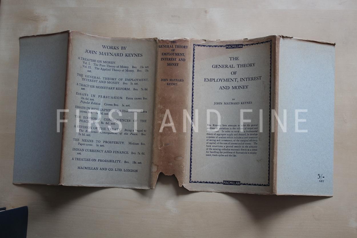 Keynes, John Maynard (1936) The General Theory of Employment, Interest and Money', UK first edition in the scarce first edition dust jacket - Image 17