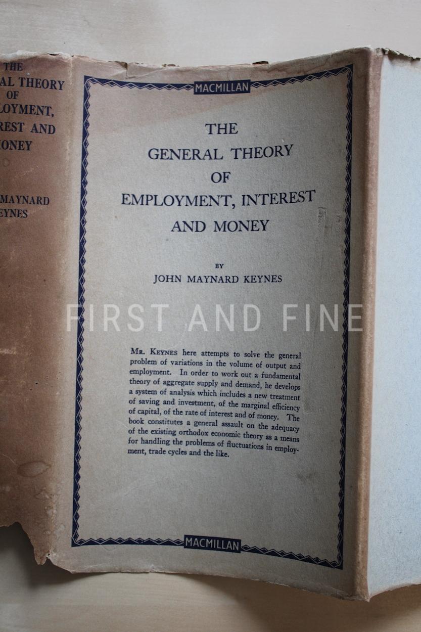 Keynes, John Maynard (1936) The General Theory of Employment, Interest and Money', UK first edition in the scarce first edition dust jacket - Image 19