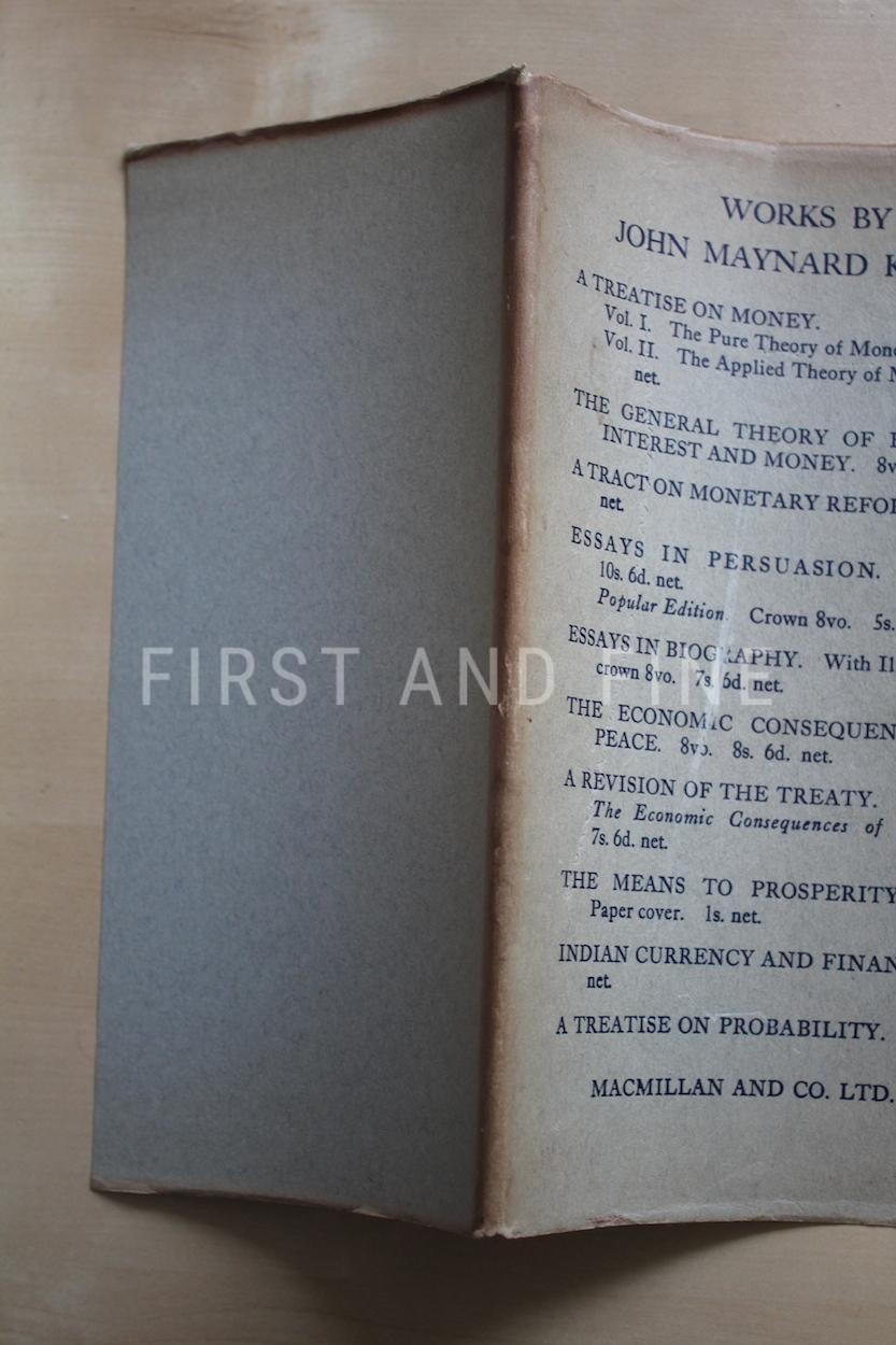 Keynes, John Maynard (1936) The General Theory of Employment, Interest and Money', UK first edition in the scarce first edition dust jacket - Image 22