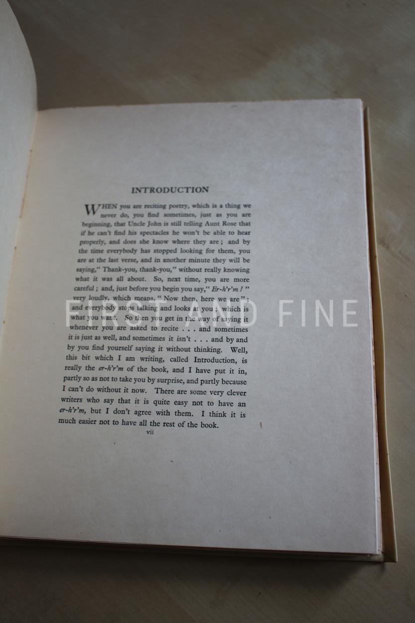 Milne, Alan Alexander (1927) 'Now We Are Six', UK signed deluxe limited edition bound in vellum, Ernest Shepard's personal copy - Image 9