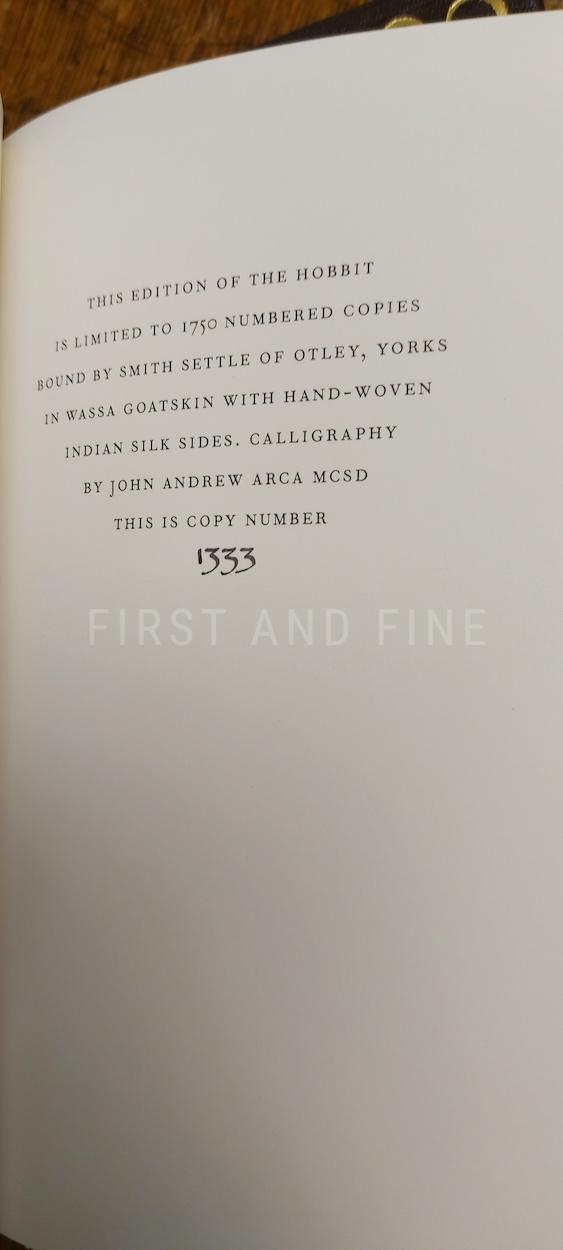 Tolkien, J.R.R. (2002) 'The Hobbit', Folio Society limited edition - Image 2