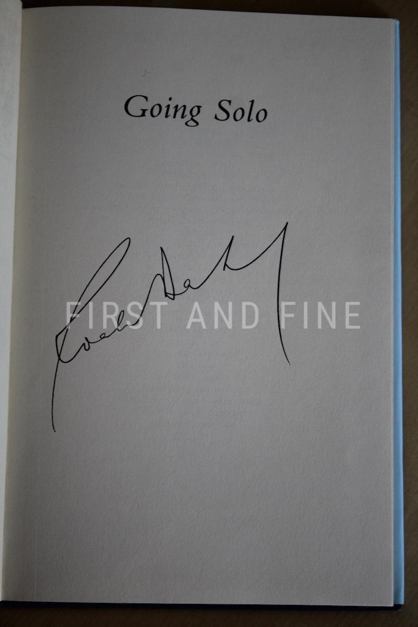 Dahl, Roald (1986) 'Going Solo', UK signed first edition - Image 2