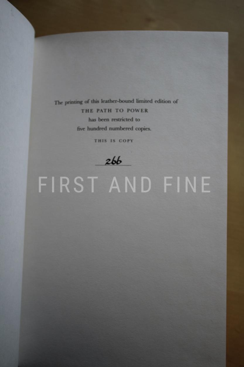 Thatcher, Margaret (1995) 'The Path to Power', UK signed deluxe edition in full leather - Image 3