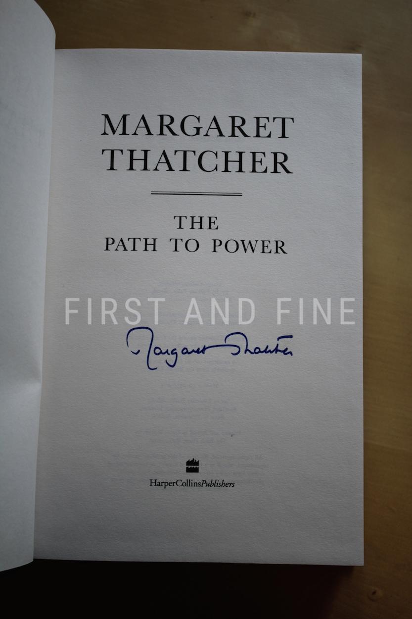 Thatcher, Margaret (1995) 'The Path to Power', UK signed deluxe edition in full leather - Image 2