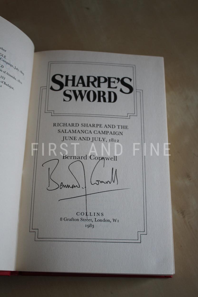 Cornwell, Bernard (1983) 'Sharpe's Sword', UK signed first edition - Image 2
