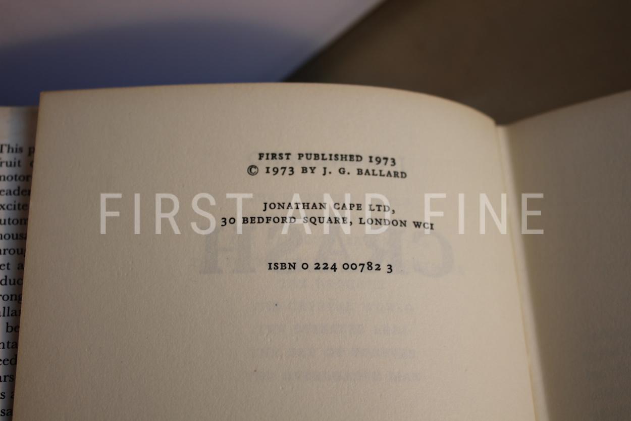 Ballard, James Graham (1973) 'Crash', UK first edition - Image 2