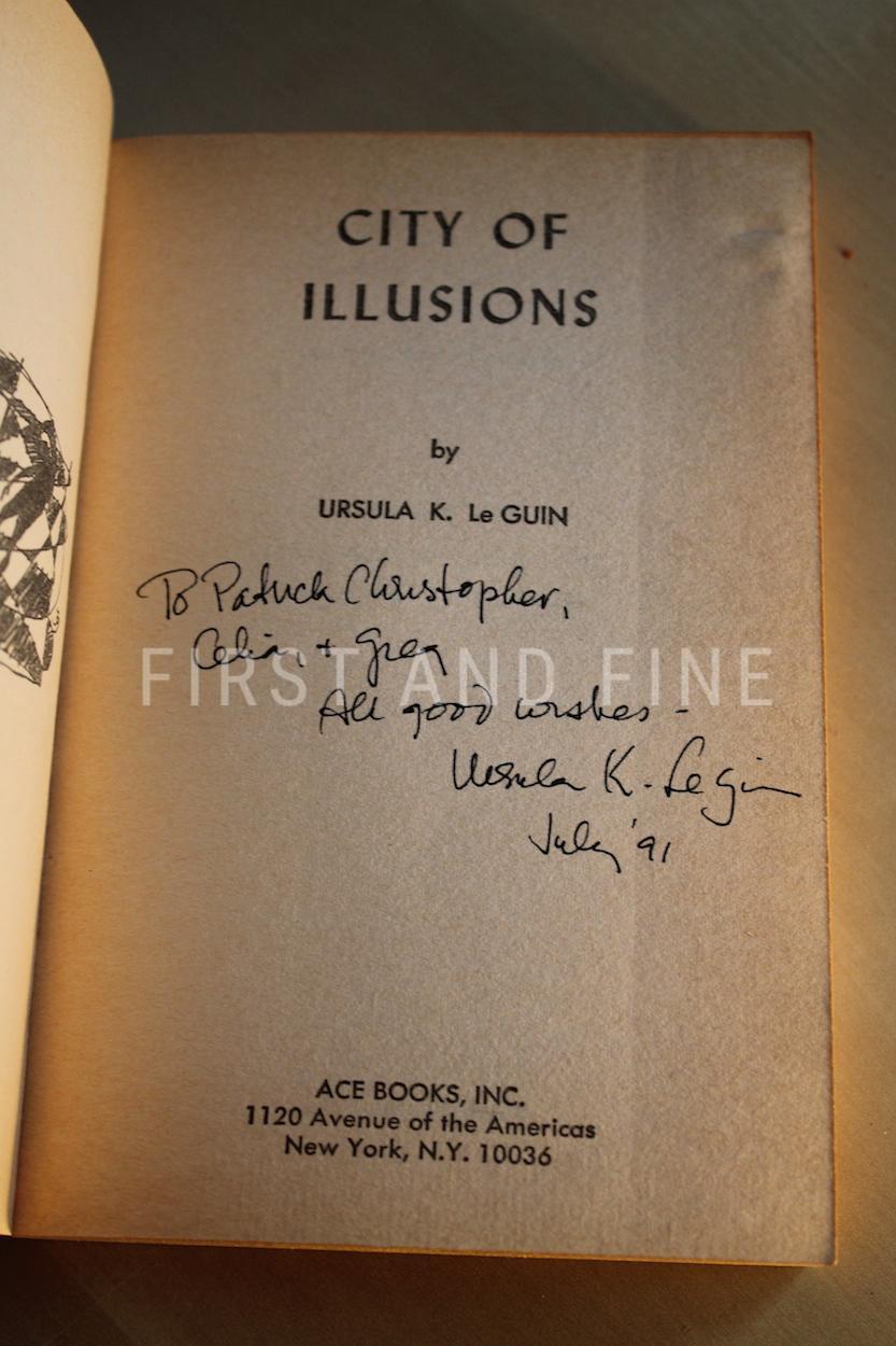 Le Guin K., Ursula (1966-67) 'Rocannon's World'; 'Planet of Exile'; 'City of Illusions', true US first editions, all signed - Image 6