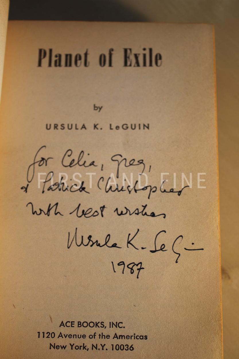 Le Guin K., Ursula (1966-67) 'Rocannon's World'; 'Planet of Exile'; 'City of Illusions', true US first editions, all signed - Image 4
