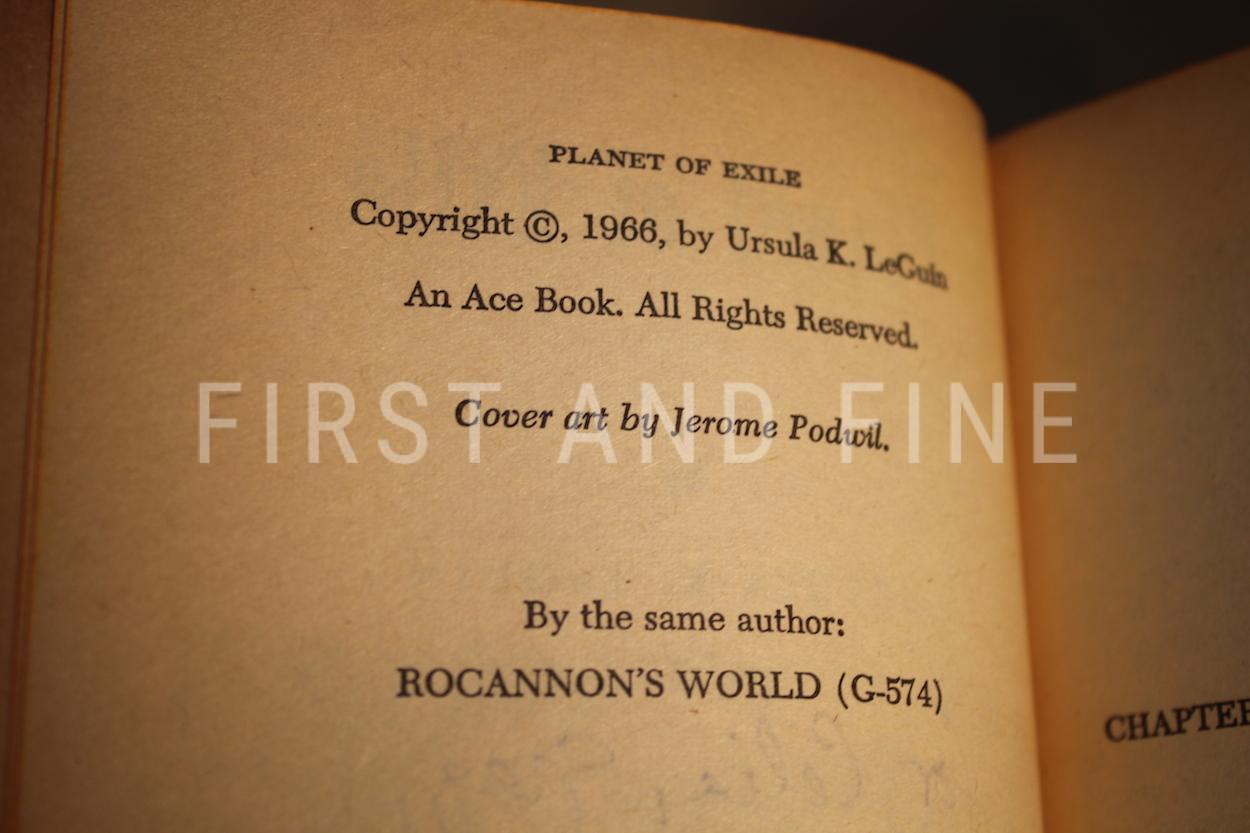 Le Guin K., Ursula (1966-67) 'Rocannon's World'; 'Planet of Exile'; 'City of Illusions', true US first editions, all signed - Image 5