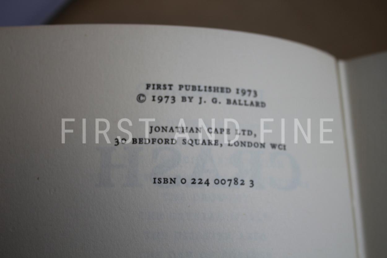 Ballard, J.G. (1973) 'Crash', UK signed first edition - Image 3