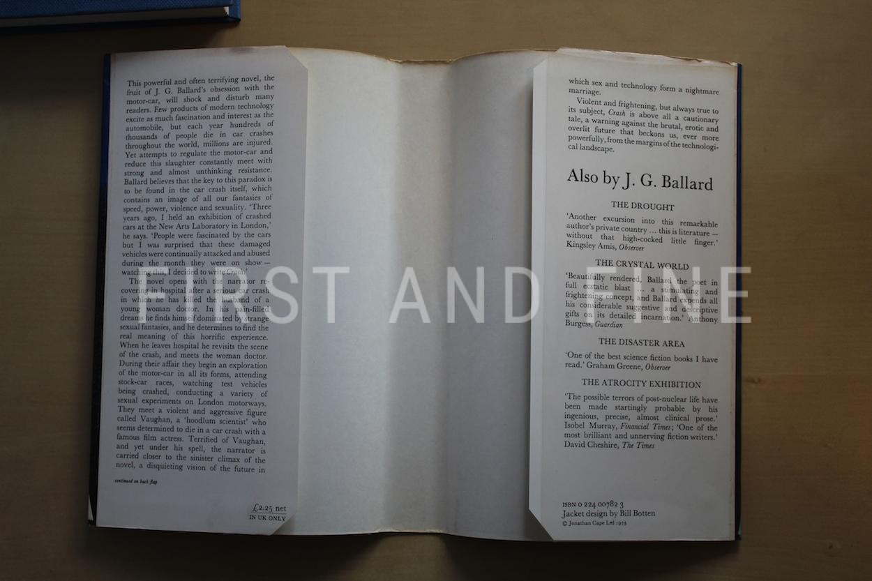 Ballard, J.G. (1973) 'Crash', UK signed first edition - Image 10
