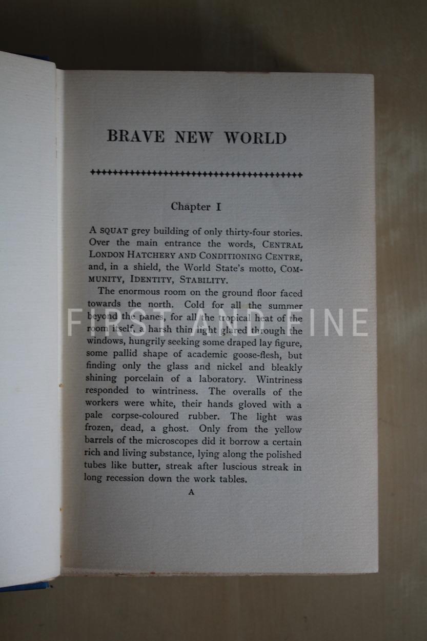 Huxley, Aldous (1932) 'Brave New World', UK first edition plus handwritten and signed letter - Image 19