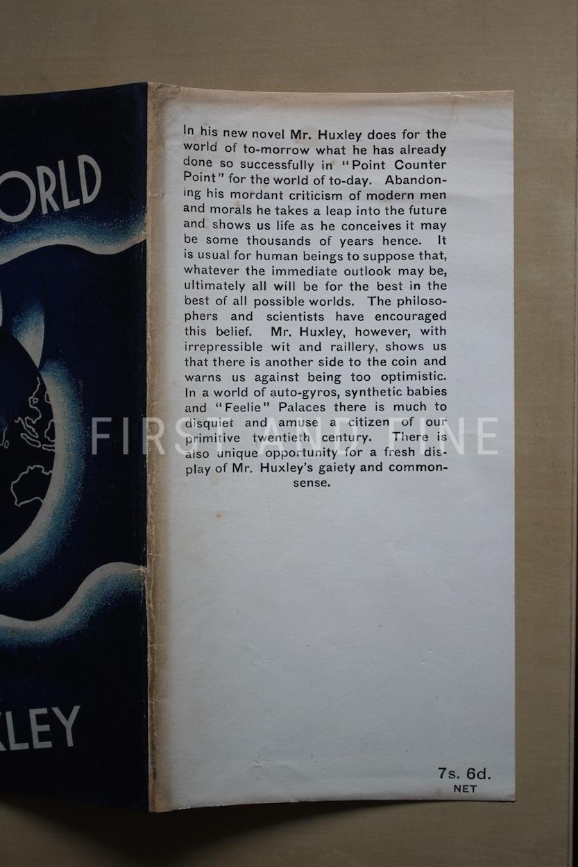 Huxley, Aldous (1932) 'Brave New World', UK first edition plus handwritten and signed letter - Image 25