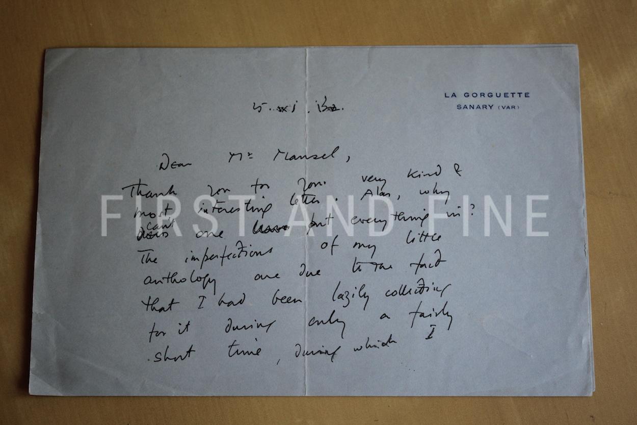 Huxley, Aldous (1932) 'Brave New World', UK first edition plus handwritten and signed letter - Image 6