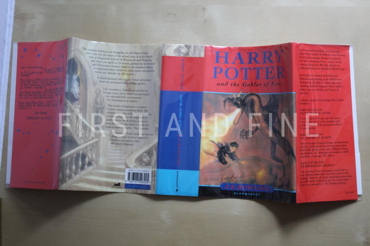 Rowling, J.K. (2000) 'Harry Potter and the Goblet of Fire', UK first edition, signed by Rowling and illustrator - Image 10