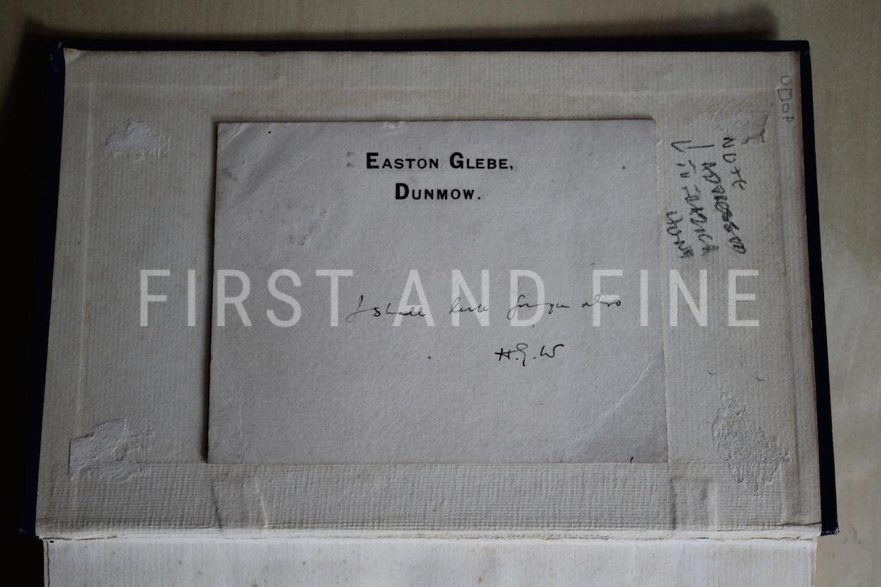 Wells, H.G. (1895) 'The Stolen Bacillus and Other Incidents', UK first edition with inscribed and signed card - Image 8