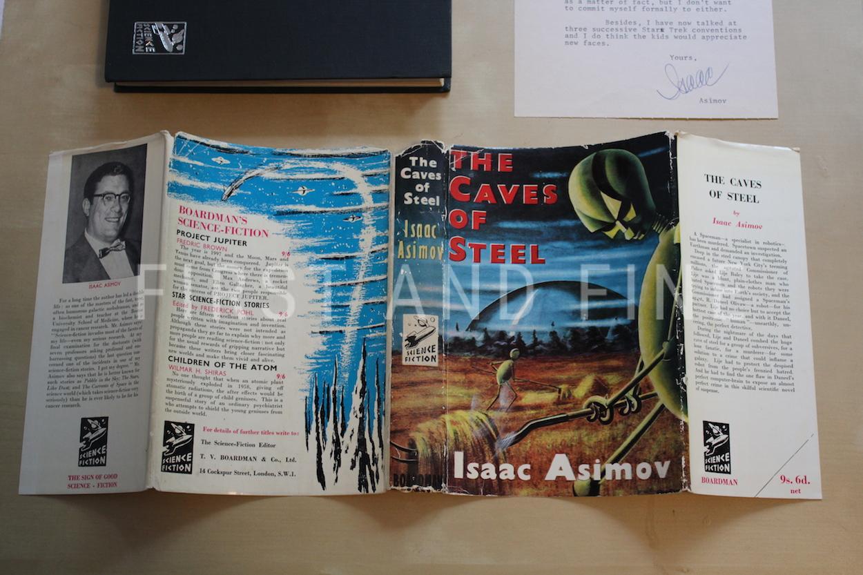 Asimov, Isaac (1954) 'The Caves of Steel', UK first edition with original signed letter - Image 14