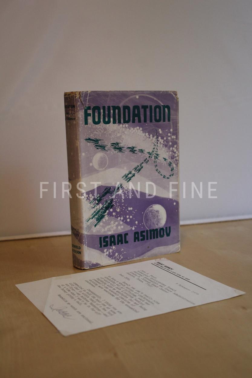 Asimov, Isaac (1953) 'Foundation', UK first edition with original signed letter