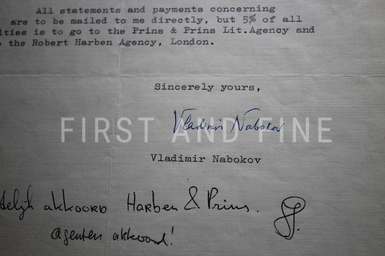 Nabokov, Vladimir (1955) 'Lolita', true Olympia Press first edition with original signed letter - Image 4