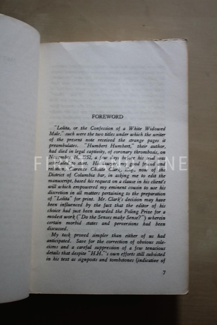 Nabokov, Vladimir (1955) 'Lolita', true Olympia Press first edition with original signed letter - Image 8