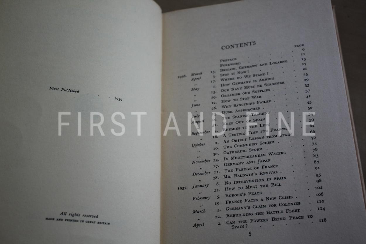 Churchill, Winston (1939) 'Step by Step', UK first edition - Image 2