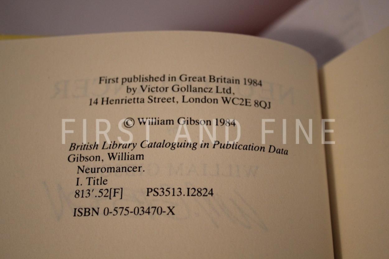 Gibson, William (1984) 'Neuromancer', UK signed first edition - Image 3