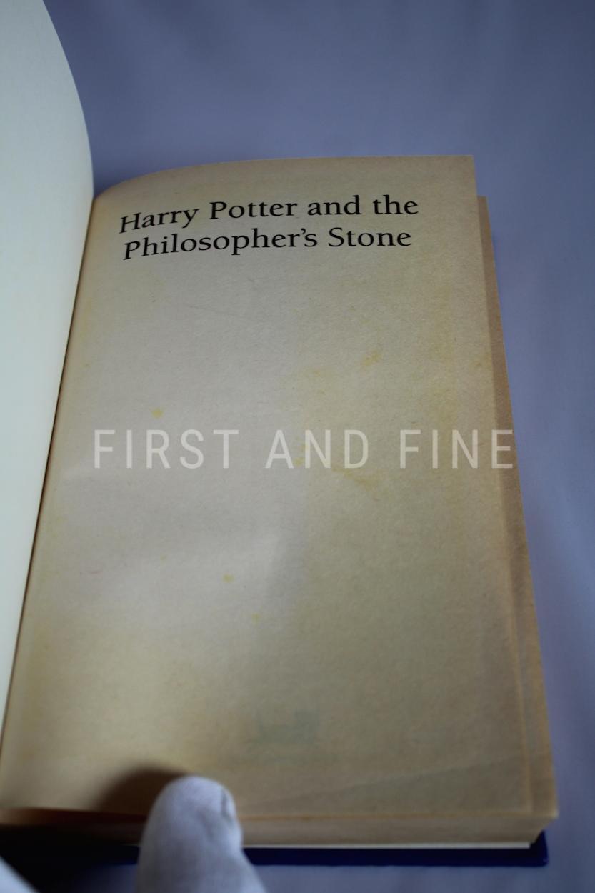 Rowling, J.K. (1997) 'Harry Potter and the Philosopher's Stone', UK hardback first edition published by Bloomsbury - Image 11