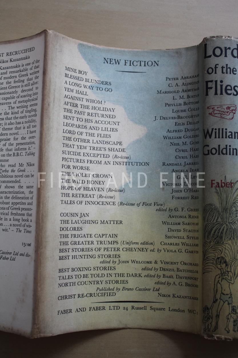 Golding, William (1954) 'Lord of the Flies', UK first edition with signature - Image 16