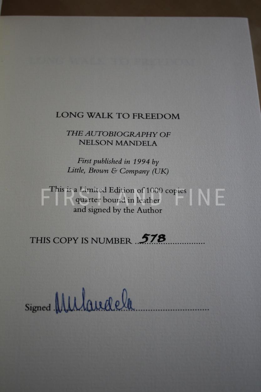 Mandela, Nelson (1994) 'Long Walk to Freedom', UK signed limited edition - Image 2