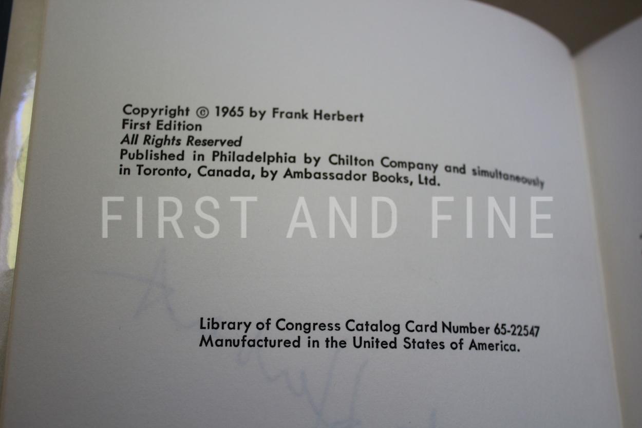 Herbert, Frank (1965) 'Dune', US signed first edition - Image 3