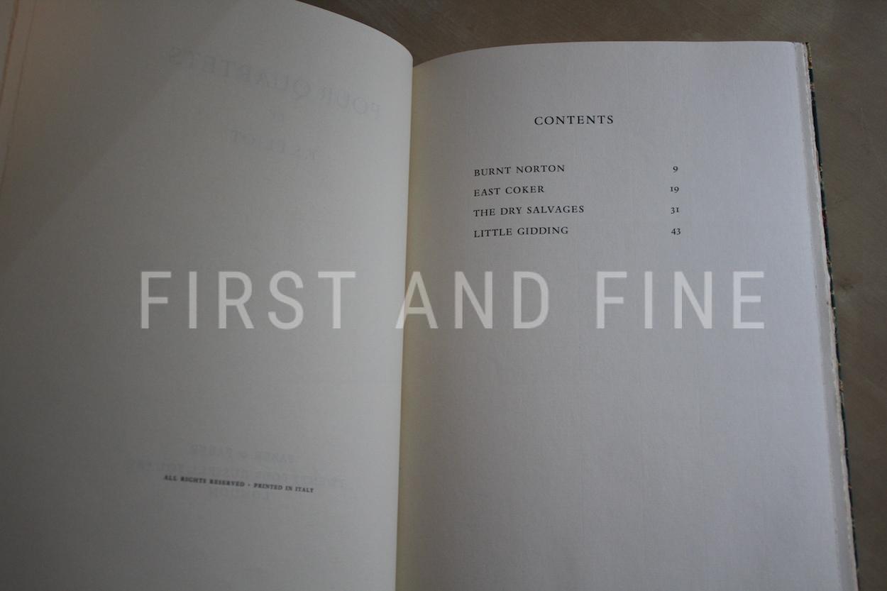 Eliot, T.S. (1960) 'Four Quartets', UK signed limited edition - Image 11