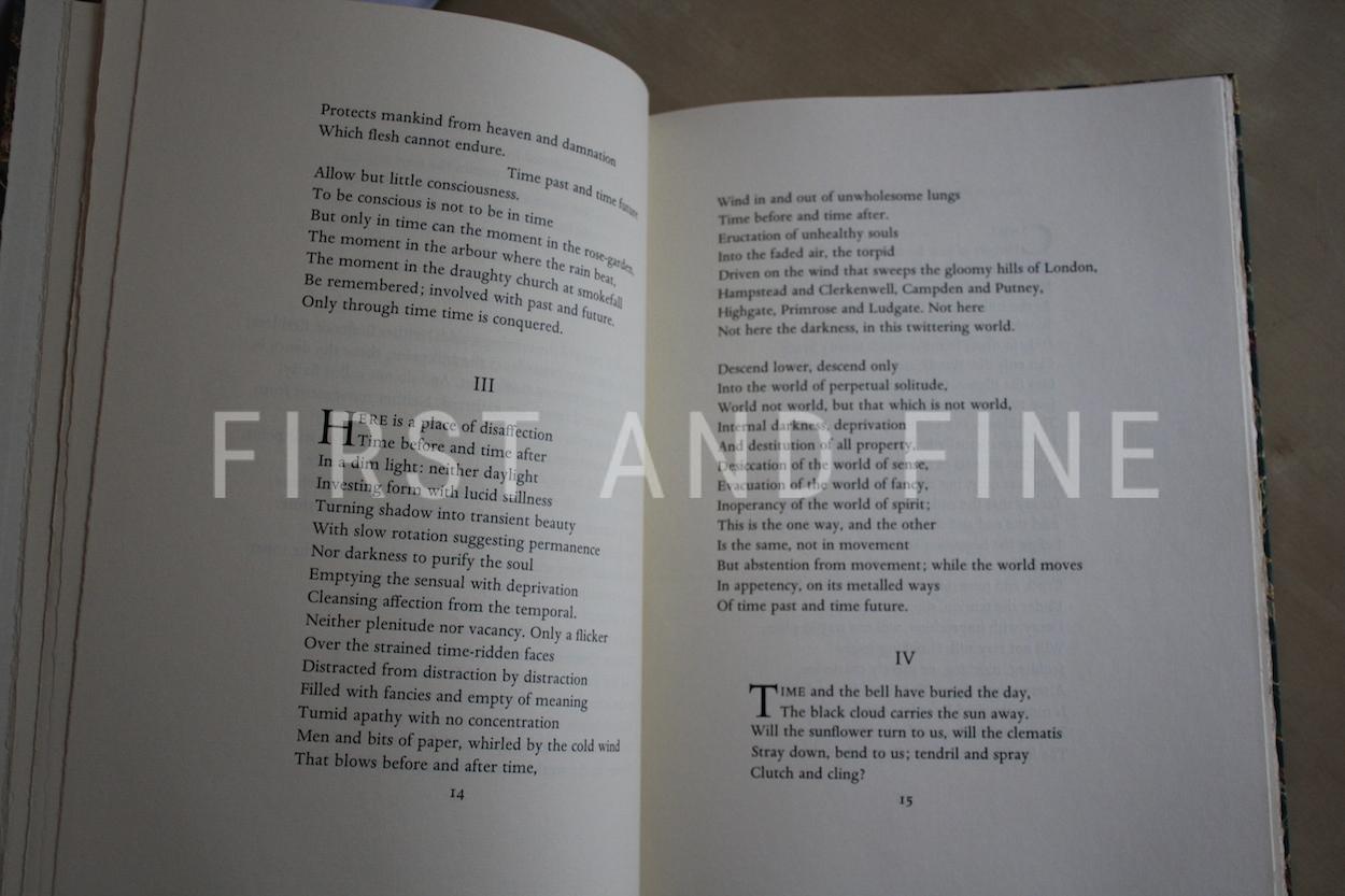 Eliot, T.S. (1960) 'Four Quartets', UK signed limited edition - Image 14