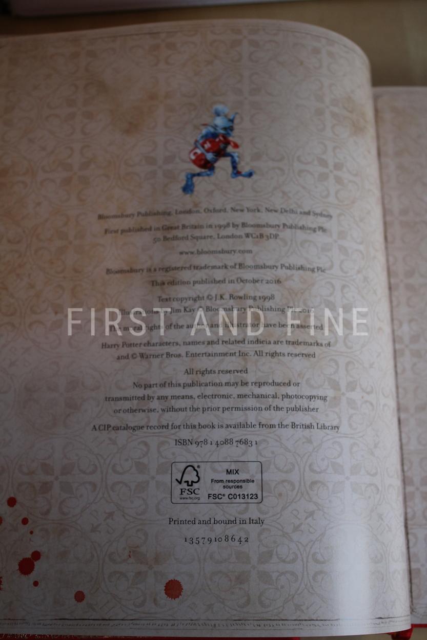 Rowling, J.K. (2016) 'Harry Potter and the Chamber of Secrets', UK first illustrated edition, signed by Jim Kay - Image 3
