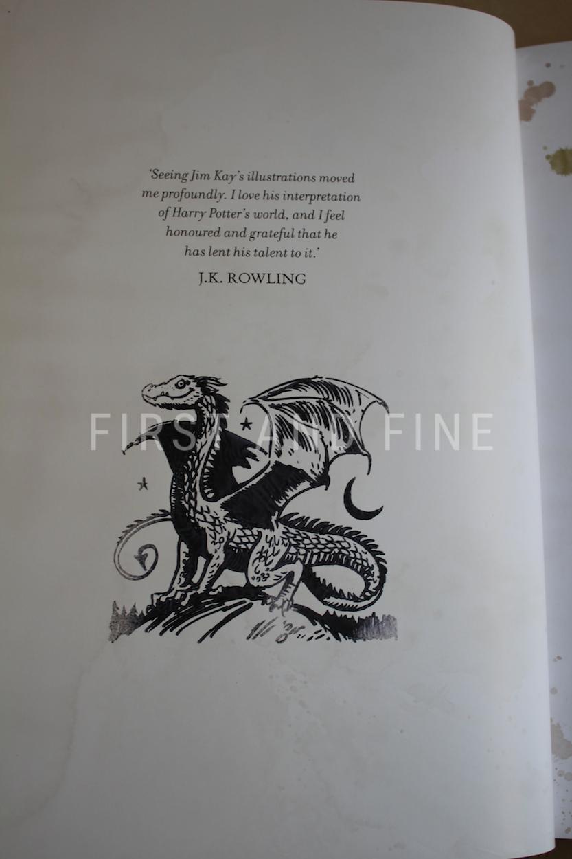 Rowling, J.K. (2015) 'Harry Potter and the Philosopher's Stone', UK first illustrated edition, signed and stamped by Jim Kay - Image 4