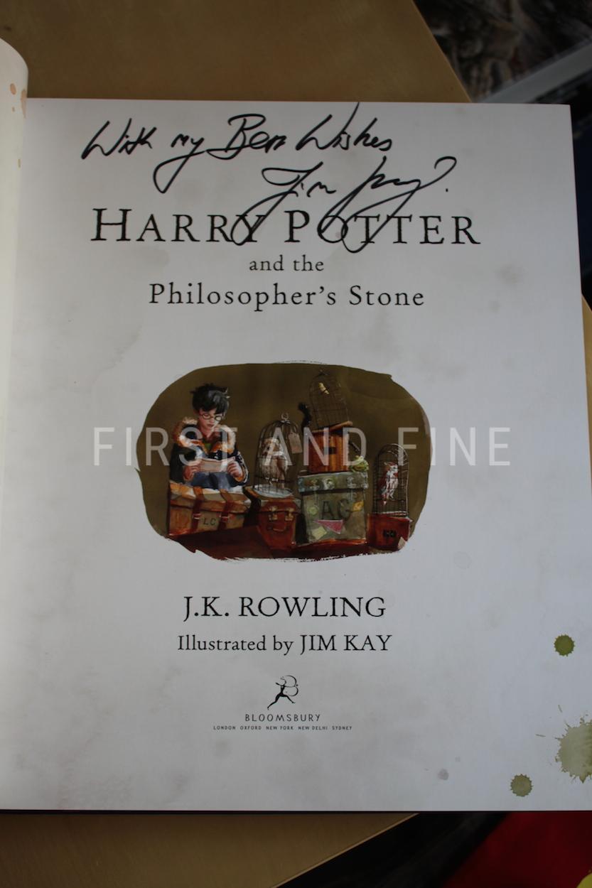 Rowling, J.K. (2015) 'Harry Potter and the Philosopher's Stone', UK first illustrated edition, signed and stamped by Jim Kay - Image 2