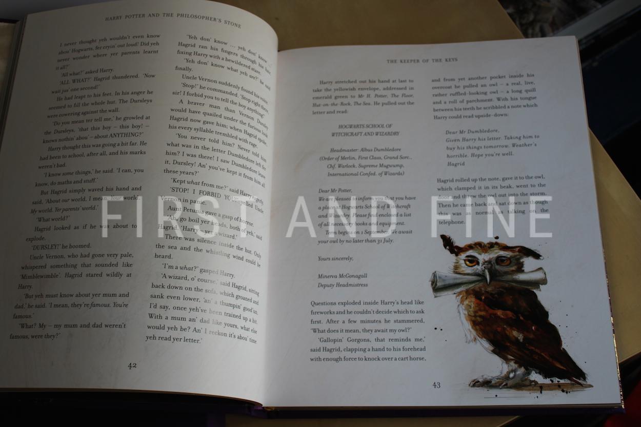 Rowling, J.K. (2015) 'Harry Potter and the Philosopher's Stone', UK first illustrated edition, signed and stamped by Jim Kay - Image 13