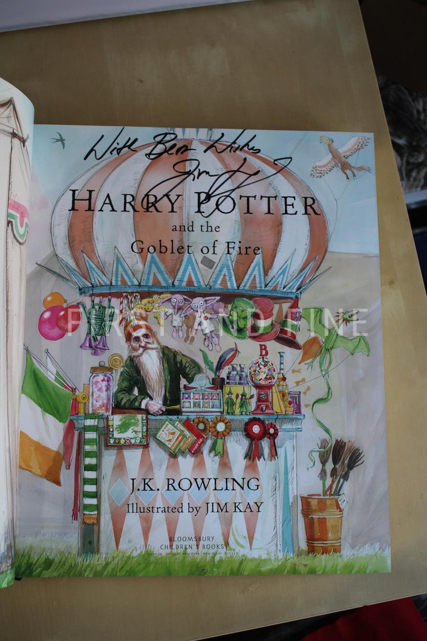 Rowling, J.K. (2019) 'Harry Potter and the Goblet of Fire', UK first illustrated edition, signed by Jim Kay - Image 2