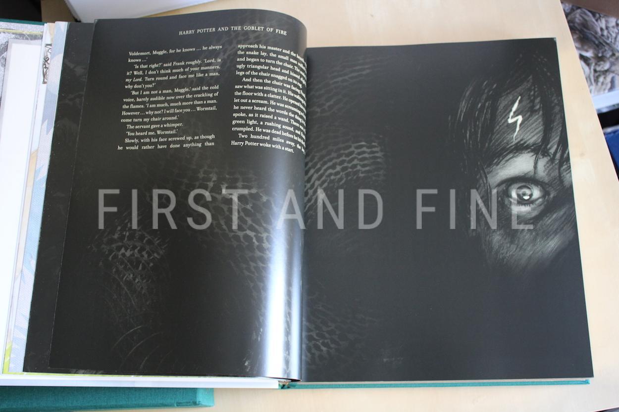 Rowling, J.K. (2019) 'Harry Potter and the Goblet of Fire', UK first illustrated edition, signed by Jim Kay - Image 11