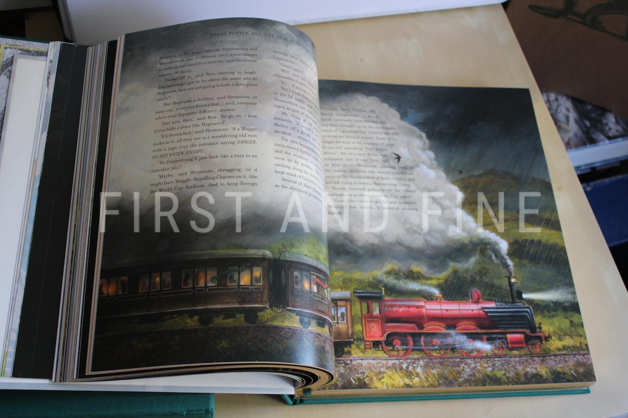 Rowling, J.K. (2019) 'Harry Potter and the Goblet of Fire', UK first illustrated edition, signed by Jim Kay - Image 14
