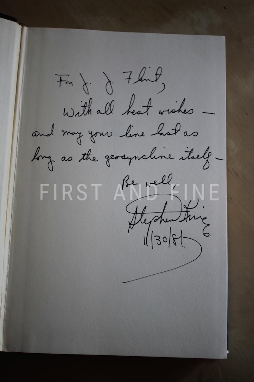 King, Stephen (1981) 'Cujo', US signed first edition with unusual inscription - Image 2