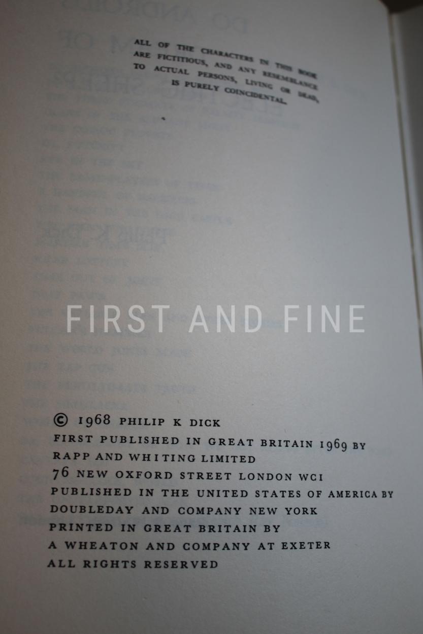 Dick, Philip K. (1969) 'Do Androids Dream of Electric Sheep', UK first edition - - Image 2