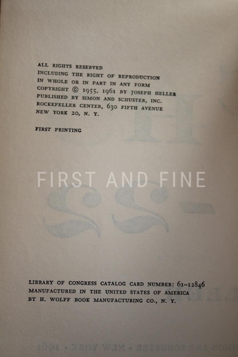 Heller, Joseph (1961) 'Catch-22', US advance reading copy - Image 2