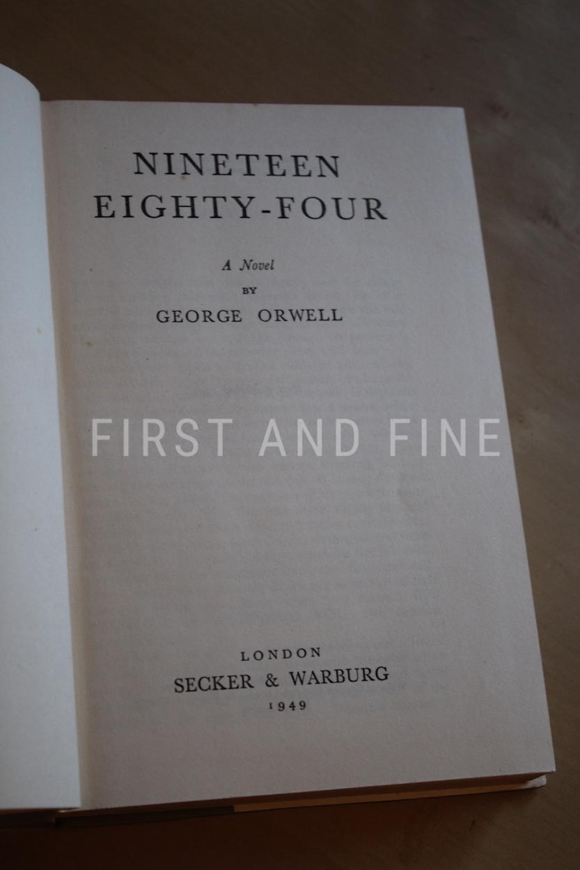 Orwell, George (1949) 'Nineteen Eighty-Four', UK first edition in original red dust jacket - Image 2