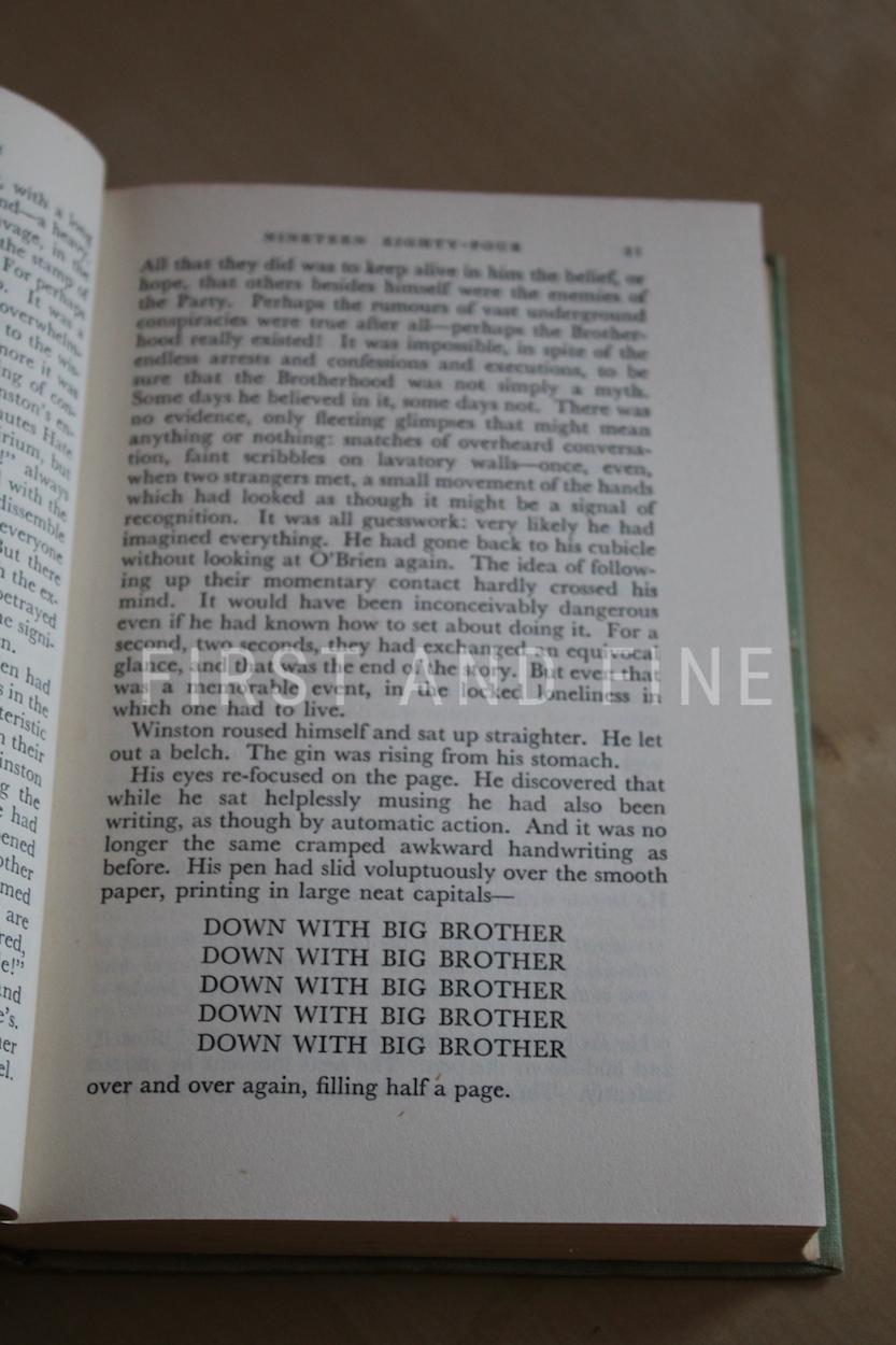Orwell, George (1949) 'Nineteen Eighty-Four', UK first edition in original red dust jacket - Image 11