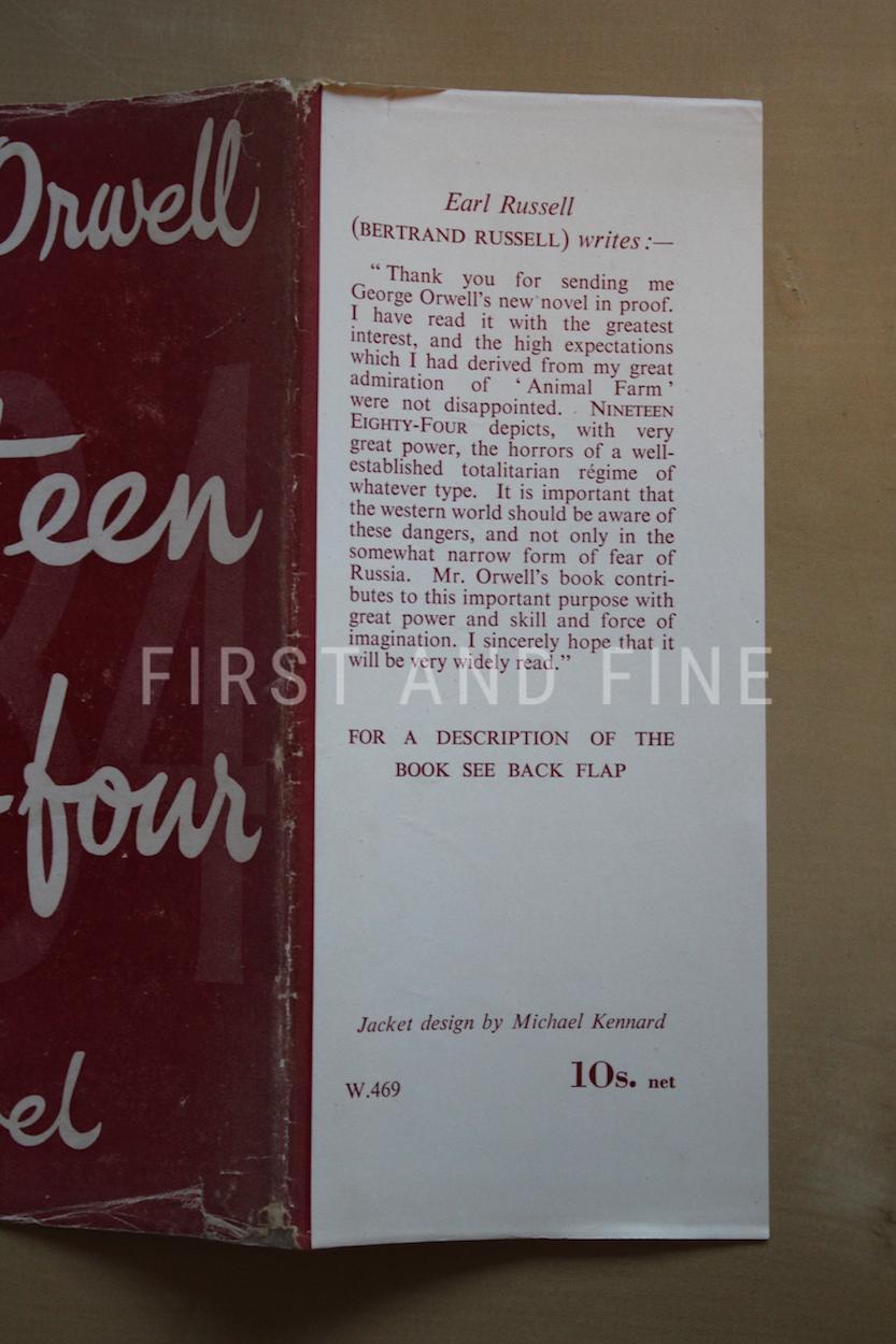 Orwell, George (1949) 'Nineteen Eighty-Four', UK first edition in original red dust jacket - Image 14