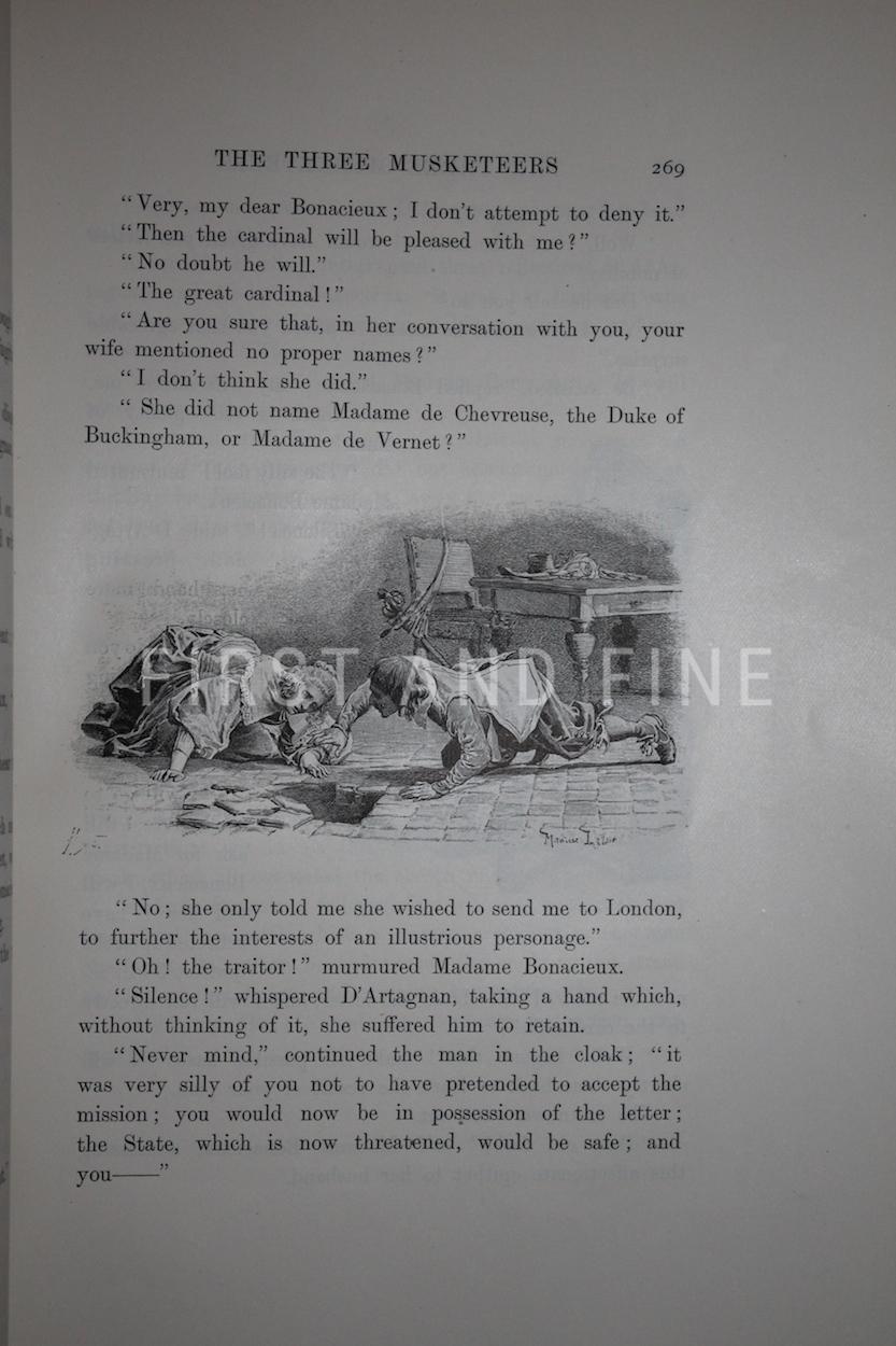 Dumas, Alexandre pere (1894) 'The Three Musketeers', UK limited edition with handwritten and signed letter - Image 24