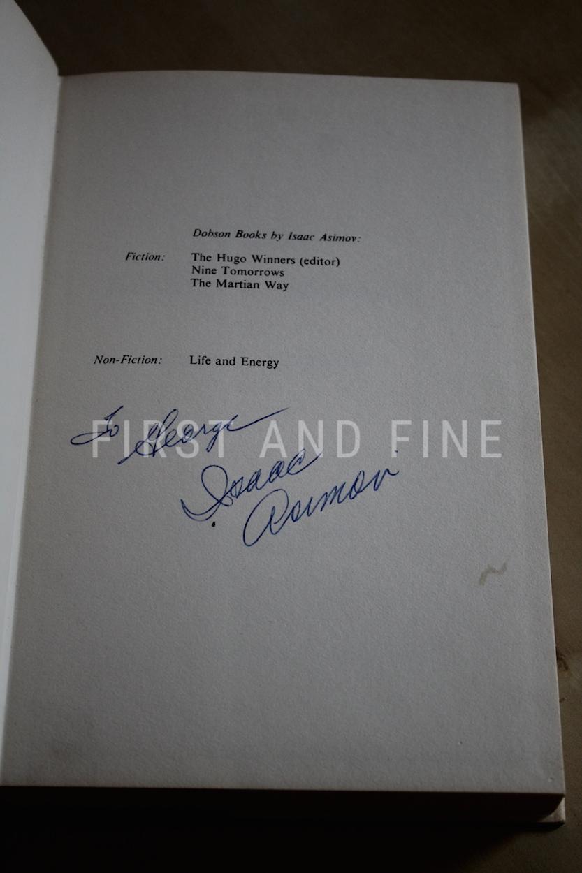 Asimov, Isaac (1964) 'View From a Height', UK signed first edition - Image 2
