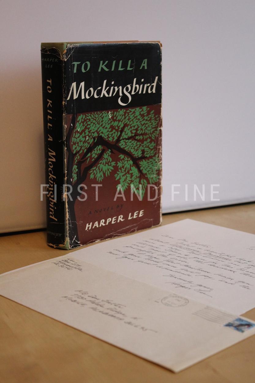Lee, Harper (1960) 'To Kill a Mockingbird', US first edition in original dust ajcket + handwritten and signed letter